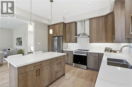 Lot 7 Klein Circle, Ancaster, ON - Indoor Photo Showing Kitchen With Double Sink With Upgraded Kitchen