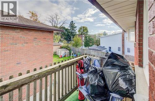 Unit 3 Balcony - 263 Highland Road W, Kitchener, ON - Outdoor With Balcony