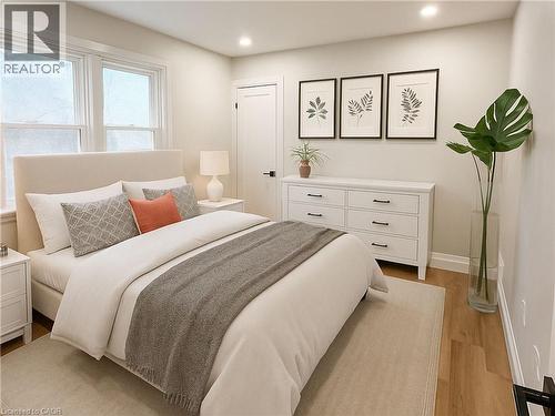 Virtually Staged - 232 Rodgers Road, Hamilton, ON - Indoor Photo Showing Bedroom