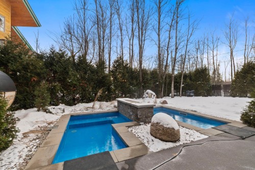 Exterior - 100 Rue Non Disponible-Unavailable, Chambord, QC - Outdoor With In Ground Pool With Backyard