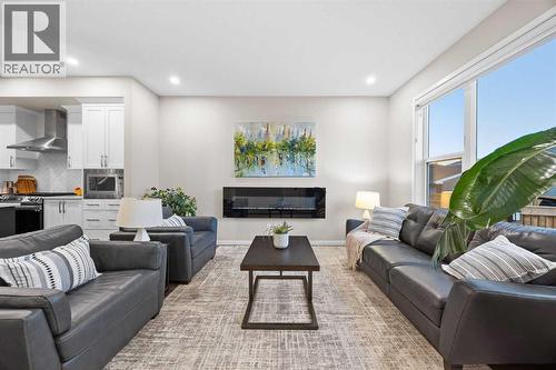 Living Room - 80 Wolf Gate, Okotoks, AB - Indoor Photo Showing Living Room