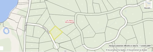 Plan (croquis) - Rue Makwa, Lac-Simon, QC 