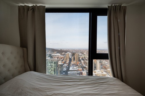 Chambre à coucher - 5310-1245 Rue De Bleury, Montréal (Ville-Marie), QC - Indoor Photo Showing Bedroom