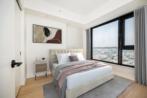 Chambre à coucher - 5310-1245 Rue De Bleury, Montréal (Ville-Marie), QC - Indoor Photo Showing Bedroom
