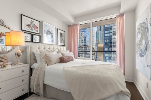 Bedroom - 3005-1288 Rue St-Antoine O., Montréal (Ville-Marie), QC - Indoor Photo Showing Bedroom