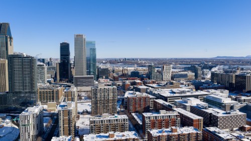 Aerial View - 3005-1288 Rue St-Antoine O., Montréal (Ville-Marie), QC - Outdoor With View