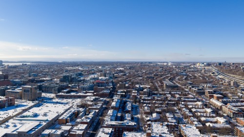 Aerial View - 3005-1288 Rue St-Antoine O., Montréal (Ville-Marie), QC - Outdoor With View