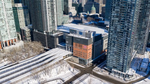 Aerial View - 3005-1288 Rue St-Antoine O., Montréal (Ville-Marie), QC - Outdoor With Facade