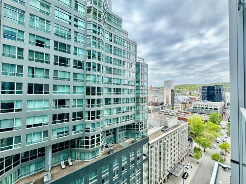 Vue - 1306-1155 Rue De La Montagne, Montréal (Ville-Marie), QC -  With Facade