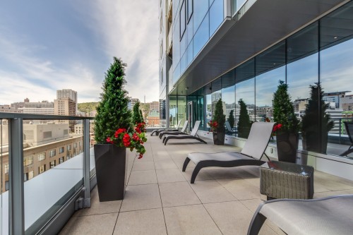 Terrasse - 1306-1155 Rue De La Montagne, Montréal (Ville-Marie), QC - Outdoor With Exterior