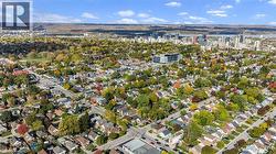 Aerial overview of property's location with nearby urban area - 