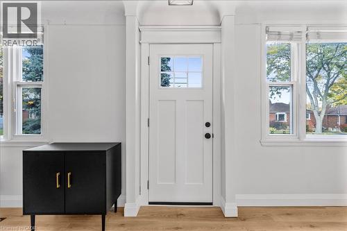 Entrance foyer featuring light wood-style flooring - 191 East 11Th Street, Hamilton, ON - Indoor Photo Showing Other Room