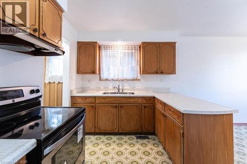 69 Buckingham Drive, Hamilton, ON - Indoor Photo Showing Kitchen With Double Sink