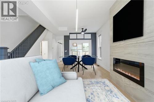 200 East Avenue N, Hamilton, ON - Indoor With Fireplace