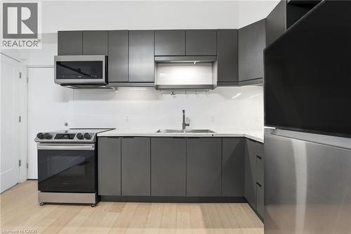200 East Avenue N, Hamilton, ON - Indoor Photo Showing Kitchen With Double Sink