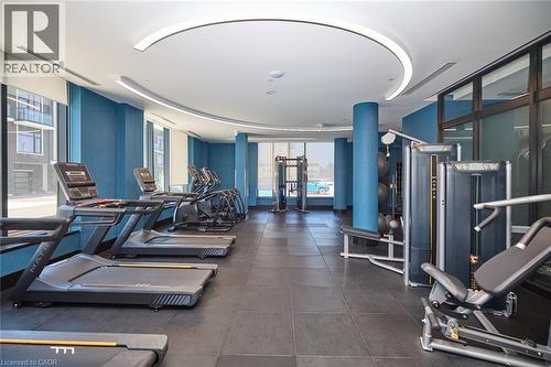 385 Winston Road Unit# 1807, Grimsby, ON - Indoor Photo Showing Gym Room