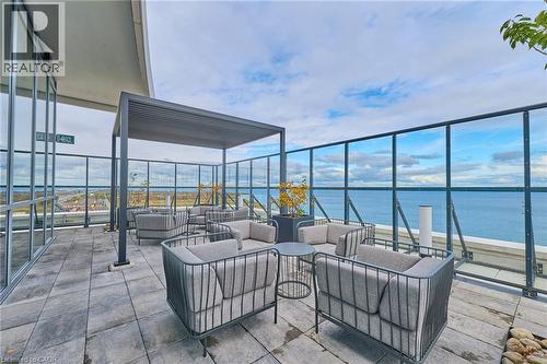 Rooftop terrace - 385 Winston Road Unit# 1807, Grimsby, ON - Outdoor With Body Of Water