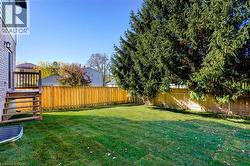 View of fenced backyard - 