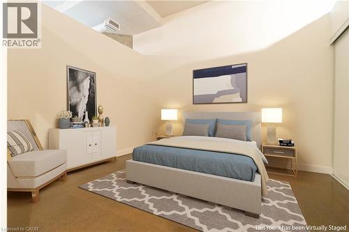 66 Bay Street S Unit# 613, Hamilton, ON - Indoor Photo Showing Bedroom