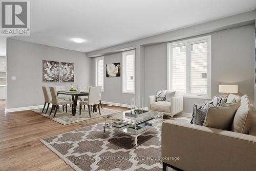 Virtually Staged-Living Room - 147 Aquarium Avenue, Ottawa, ON - Indoor Photo Showing Living Room
