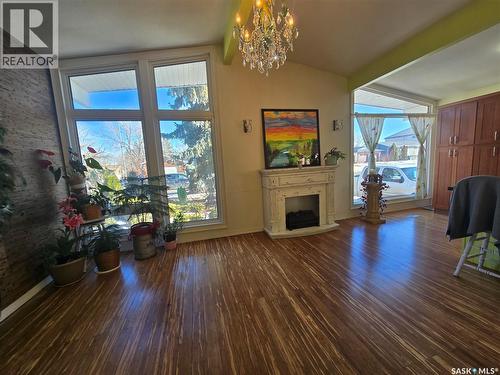 531 Scott Street, Weyburn, SK - Indoor With Fireplace