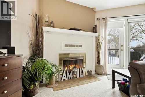 114 Cedar Meadow Drive, Regina, SK - Indoor With Fireplace