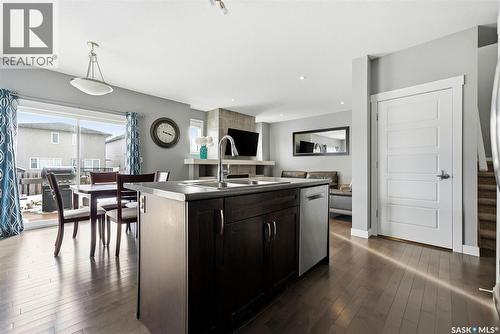 2813 Elgaard Drive, Regina, SK - Indoor Photo Showing Kitchen With Double Sink
