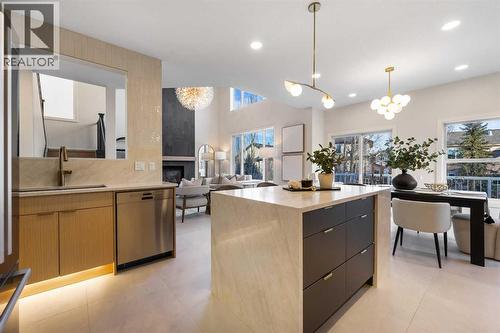 125 Discovery Place Sw, Calgary, AB - Indoor Photo Showing Kitchen With Upgraded Kitchen