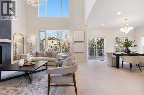 125 Discovery Place Sw, Calgary, AB - Indoor Photo Showing Living Room