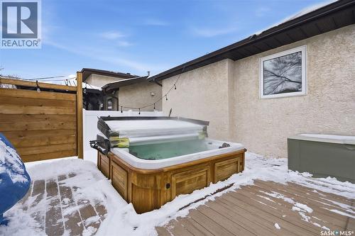 1243 James Crescent, Regina, SK - Outdoor With Deck Patio Veranda With Exterior