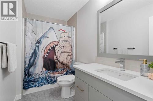 96 Emberside Glen, Cochrane, AB - Indoor Photo Showing Bathroom