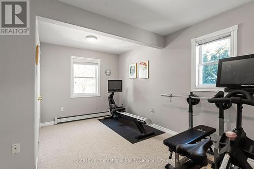 604 Champlain Road, Tiny, ON - Indoor Photo Showing Gym Room