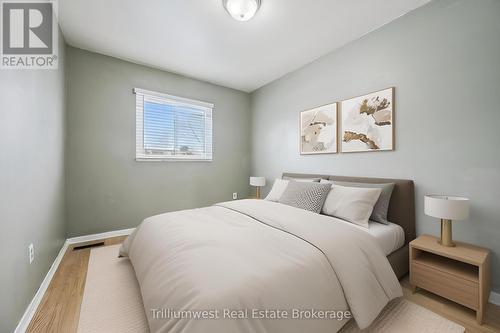 Virtually Staged - 49 - 900 Central Park Drive, Brampton (Northgate), ON - Indoor Photo Showing Bedroom