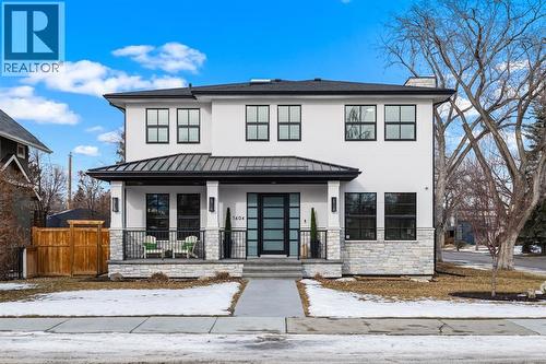 1604 48 Avenue Sw, Calgary, AB - Outdoor With Deck Patio Veranda With Facade