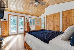 Primary suite garden doors to its own private deck - 