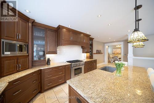 48 Lincoln Avenue, Brantford, ON - Indoor Photo Showing Kitchen With Upgraded Kitchen