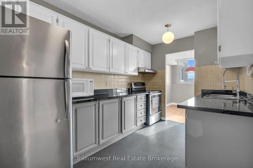 1003 - 375 King Street N, Waterloo, ON - Indoor Photo Showing Kitchen With Stainless Steel Kitchen With Double Sink