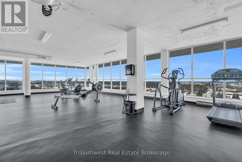 1003 - 375 King Street N, Waterloo, ON - Indoor Photo Showing Gym Room