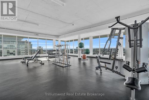 1003 - 375 King Street N, Waterloo, ON - Indoor Photo Showing Gym Room
