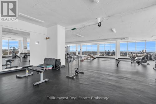 1003 - 375 King Street N, Waterloo, ON - Indoor Photo Showing Gym Room