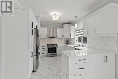 463 South Leaksdale Circle, London South (South U), ON - Indoor Photo Showing Kitchen With Double Sink