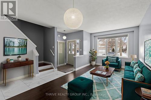 Virtually Staged - 463 South Leaksdale Circle, London South (South U), ON - Indoor Photo Showing Living Room