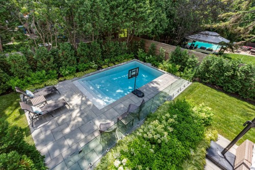 Photo aérienne - 1060 Ch. Dunraven, Mont-Royal, QC - Outdoor With In Ground Pool