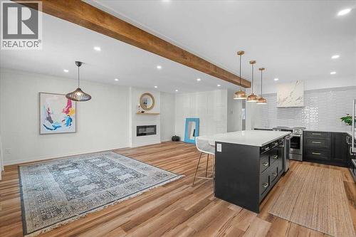 Main Floor - 2023 35 Avenue Sw, Calgary, AB - Indoor Photo Showing Kitchen With Upgraded Kitchen