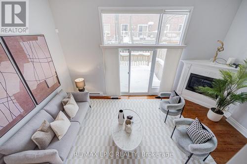 6 - 115 Henderson Avenue, Markham, ON - Indoor With Fireplace