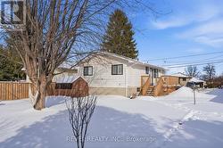 Side view of the deck and back of the house - 