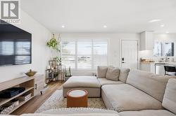 Bright, Living room with large window - 