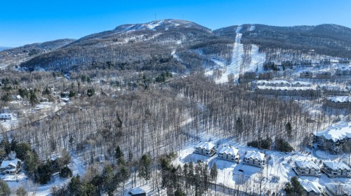 Aerial View - 104-141 Rue Du Cercle-Des-Cantons, Bromont, QC - Outdoor With View