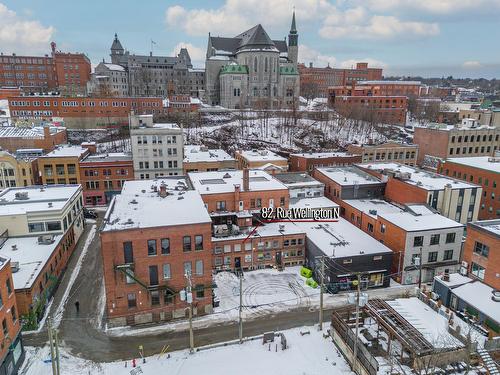 Aerial photo - 82-82  - 90 Rue Wellington N., Sherbrooke (Les Nations), QC - Outdoor With View