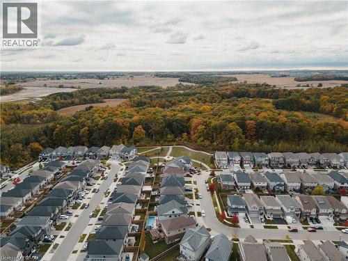 Aerial overview of property's location featuring nearby suburban area - 346 Moorlands Crescent, Kitchener, ON - Outdoor With View
